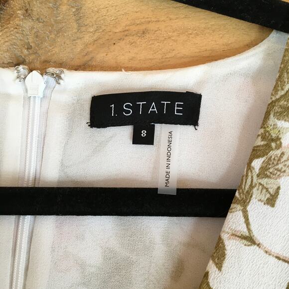 NWT - 1 State Spring in Bloom Dress - Size 8 - Picture 2 of 6